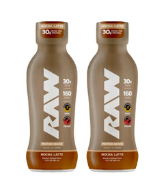 Raw Nutrition Ready To Drink Protein Shake Mocha Latte Bundle