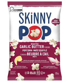 Skinny Pop Popcorn Roasted Garlic Butter