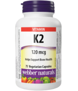 Webber Naturals Vitamin K2 120mcg