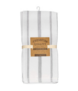 Harman Premium Quality Kitchen Towel Set Pin Stripe Grey