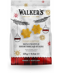 Walkers mini étoiles festives sablées