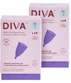 DivaCup Menstrual Cup Modèle 2 Bundle