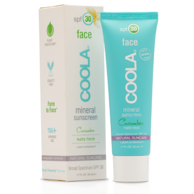 COOLA Face Mineral Sunscreen SPF 30 Cucumber Matte Finish COOLA Face Mineral Sunscreen SPF 30 Cucumber Matte Finish
