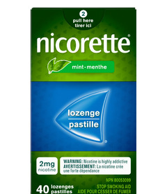 Nicorette 2mg Nicotine Replacement Lozenges Mint 