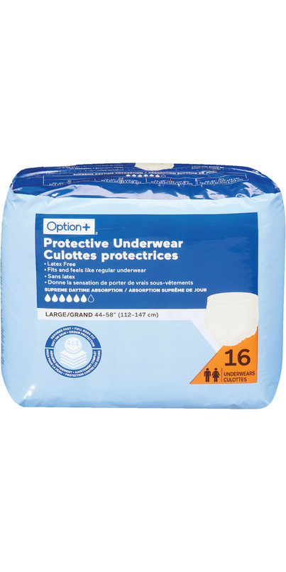 Buy Option+ Overnight Protective Underwear Large at
