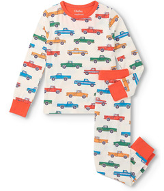 Hatley Bamboo Pajama Set Trucks