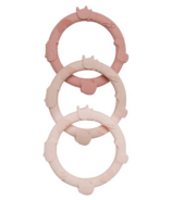 Loulou Lollipop Wild Teething Ring Set Blush Pink