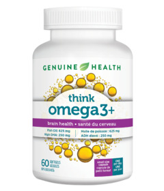 Genuine Health Omega3+ Think