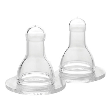 Buy Lifefactory Silicone Nipples Stage 1 for 4oz and 9oz Glass Bottles ...