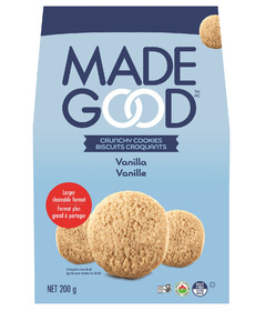 image of MadeGood Crunchy Cookies Vanilla  with sku:316077