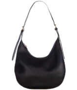 ela Hobo Bag Black Pebble