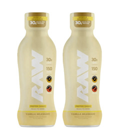 Raw Nutrition Ready To Drink Protein Shake Vanilla Bundle