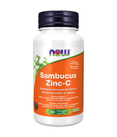 NOW Sambucus Elder Zinc-C Lozenges