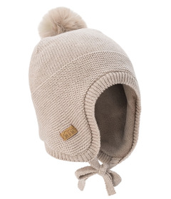 Jan & Jul Knit PomPom Winter Hat Wheat Field