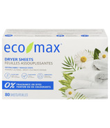 eco-max Dryer Sheets Fragrance Free