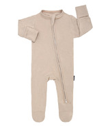 Belan.J Footed Zipper Sleeper Oatmeal