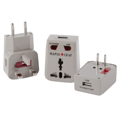 Maple Leaf Travel Worldwide Universal Adaptor Maple Leaf Travel Worldwide Universal Adaptor
