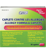 Option+ Allergy Formula Caplets 25mg
