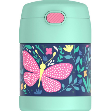  Children's food thermos 290 ml flowers - Stainless