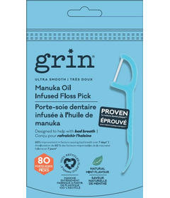 Grin Ultra Smooth Manuka Oil Infused Floss Picks