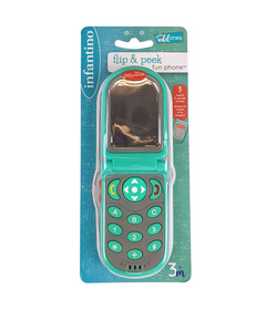 Infantino Flip & Peek Fun Phone Teal