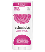 Schmidt's Déodorant naturel sans aluminium, rose et vanille 