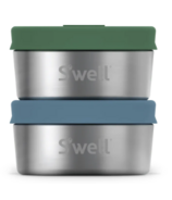 S'well Condiment Set Blue Silver
