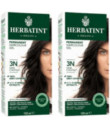 Herbatint 3N Dark Chestnut Permanent Hair Colour Bundle