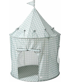 3 Sprouts Recycled Fabric Tent Gingham Blue