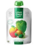 Love Child Organics Pochette de pommes, épinards, kiwi et brocoli