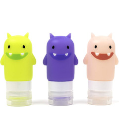 Yumbox Funny Monsters Silicone Condiment Squeeze Bottles