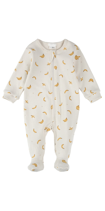 Petit Lem Barely Blue Striped Modal Rib Short Sleep Set