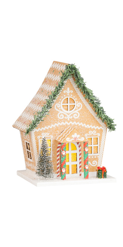 Buy Silver Tree Table Piece Paper Gingerbread House at Well.ca | Free ...