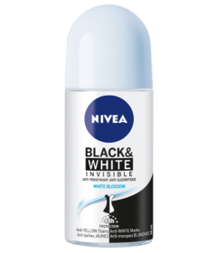 Nivea Black & White Invisible Anti-Perspirant Roll-On White Blossom