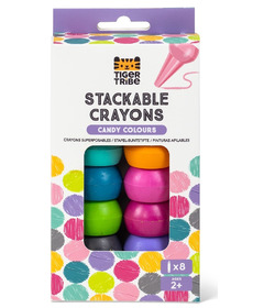 Tiger Tribe Stackable Crayons Candy Colours