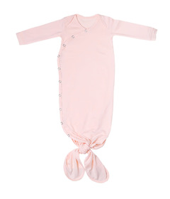 Copper Pearl Newborn Knotted Gown Blush