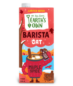 Earth's Own Gluten-Free Oat Maple Spice Barista Limited Batch
