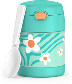 Thermos Stainless Steel FUNtainer Food Jar with Spoon Wavy Daisies