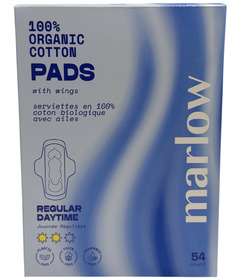 Marlow 100% Organic Cotton Pads Regular