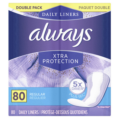 Always Xtra Protection Daily Liners Regular Always Xtra Protection Daily Liners Regular