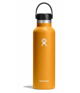 Bouteille Hydro Flask à goulot standard avec bouchon flexible Fossil