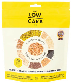 The Low Carb Co Super Seed Cracker Fennel & Black Cumin
