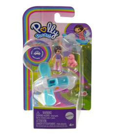 Polly Pocket Doll and Vehicle 2 Pink Dog
