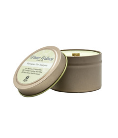 Green Ash Decor Tin Candle Winter Wellness Wintergreen Pine Eucalyptus