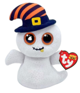 Ty Beanie Boo Nightcap Ghost with Witch Hat 
