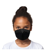 CANADAMASQ CA-N95 Masque à pliage plat pour enfants très petit Noir
