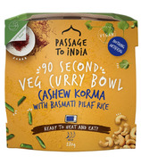 Passage Foods Cashew Korma Veg Curry Bowl (bol de légumes au curry)