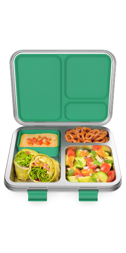 buy-bentgo-kids-stainless-steel-leak-resistant-lunch-box-green-at-well