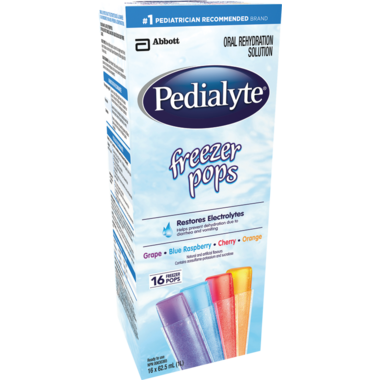 pedialyte pops freezer oral electrolyte maintenance solution