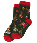 Hatley chaussettes montantes pour enfants chiens de Noël